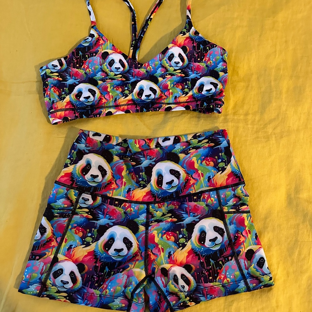 Constantly Varied Psychedelic Panda Set
